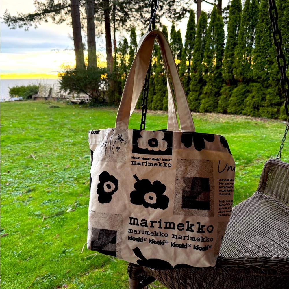 Marimekko canvas tote size L